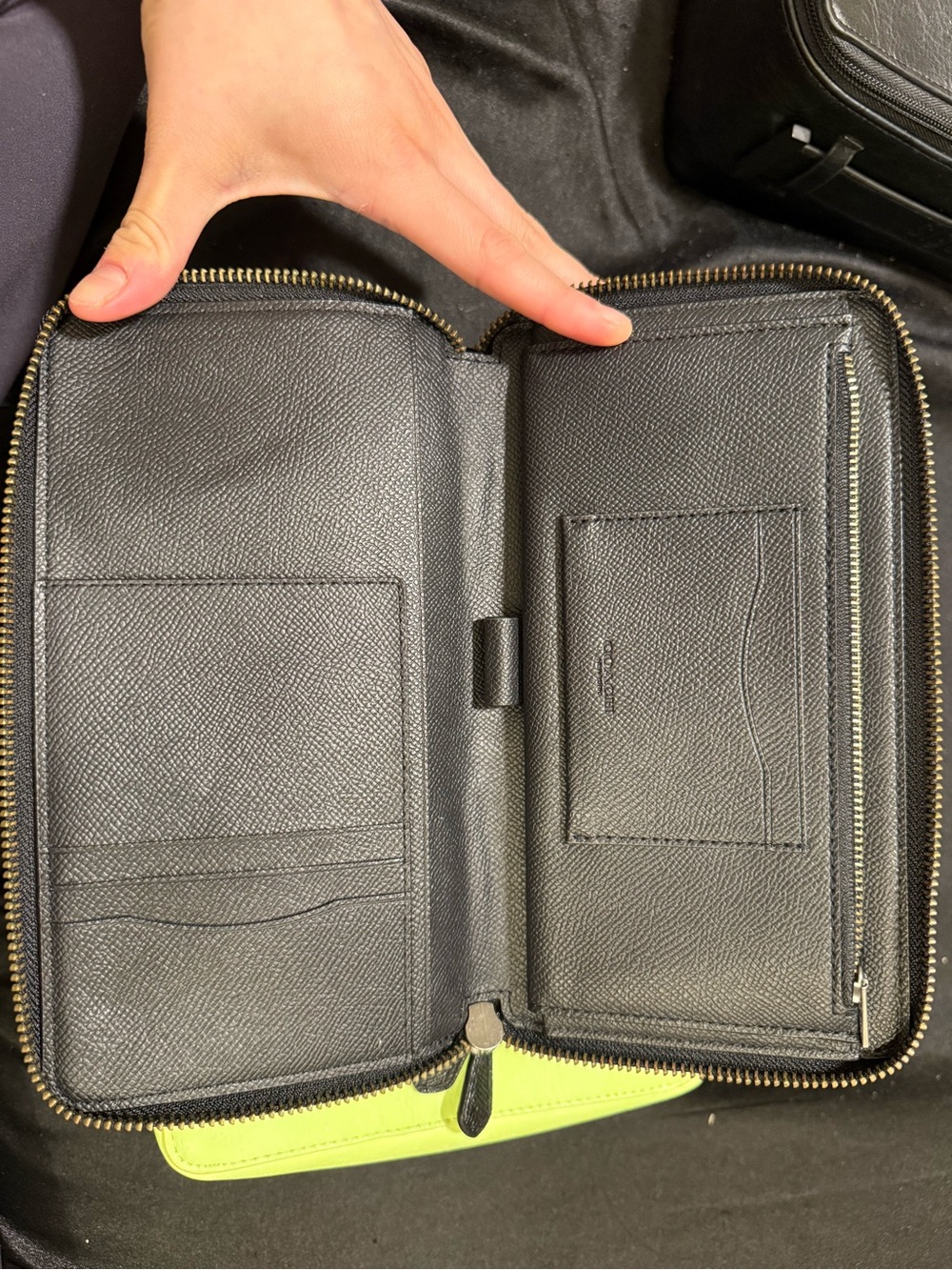 Coach Double Zip Travel Leather Wallet - Picture 5 of 7